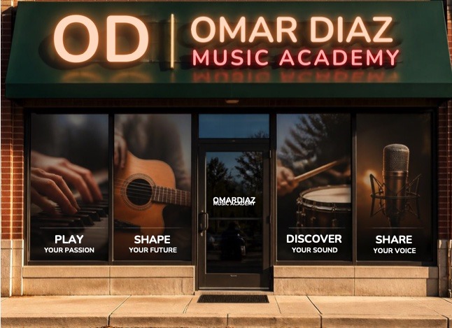Fachada de Omar Diaz Music Academy en Suwanee, GA